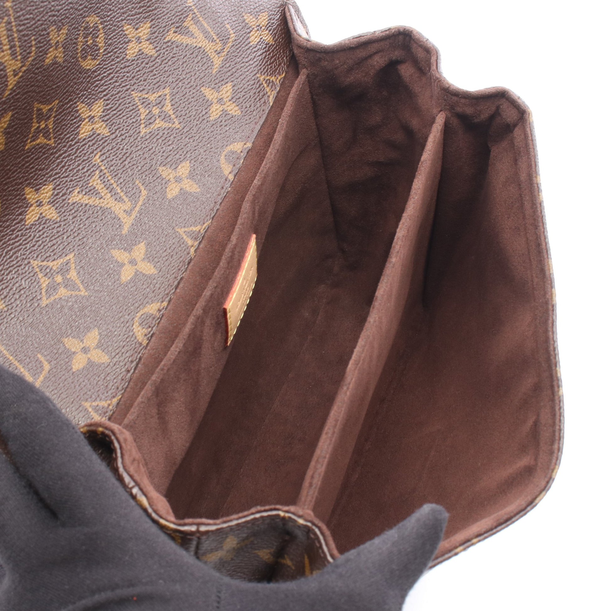 ポシェット メティス MM モノグラム 2WAY ハンドバッグ PVC レザー ブラウン ルイヴィトン バッグ LOUIS VUITTON
