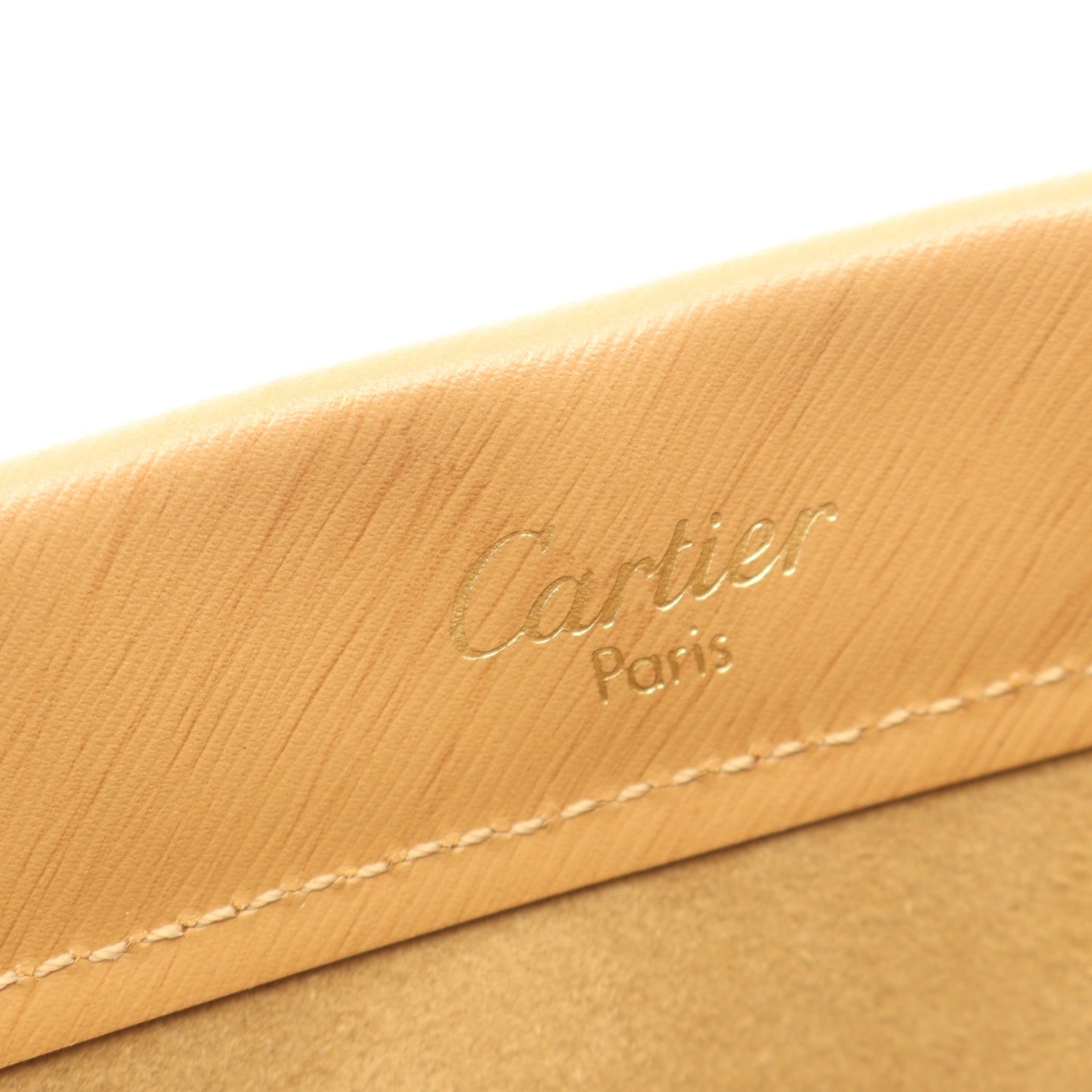 トリニティ ハンドバッグ レザー ベージュ カルティエ バッグ Cartier