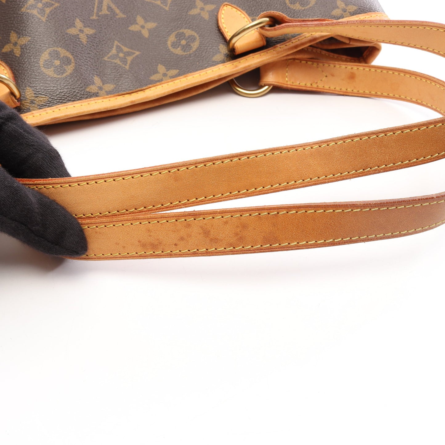 バティニョール オリゾンタル モノグラム ショルダーバッグ PVC レザー ブラウン ルイヴィトン バッグ LOUIS VUITTON