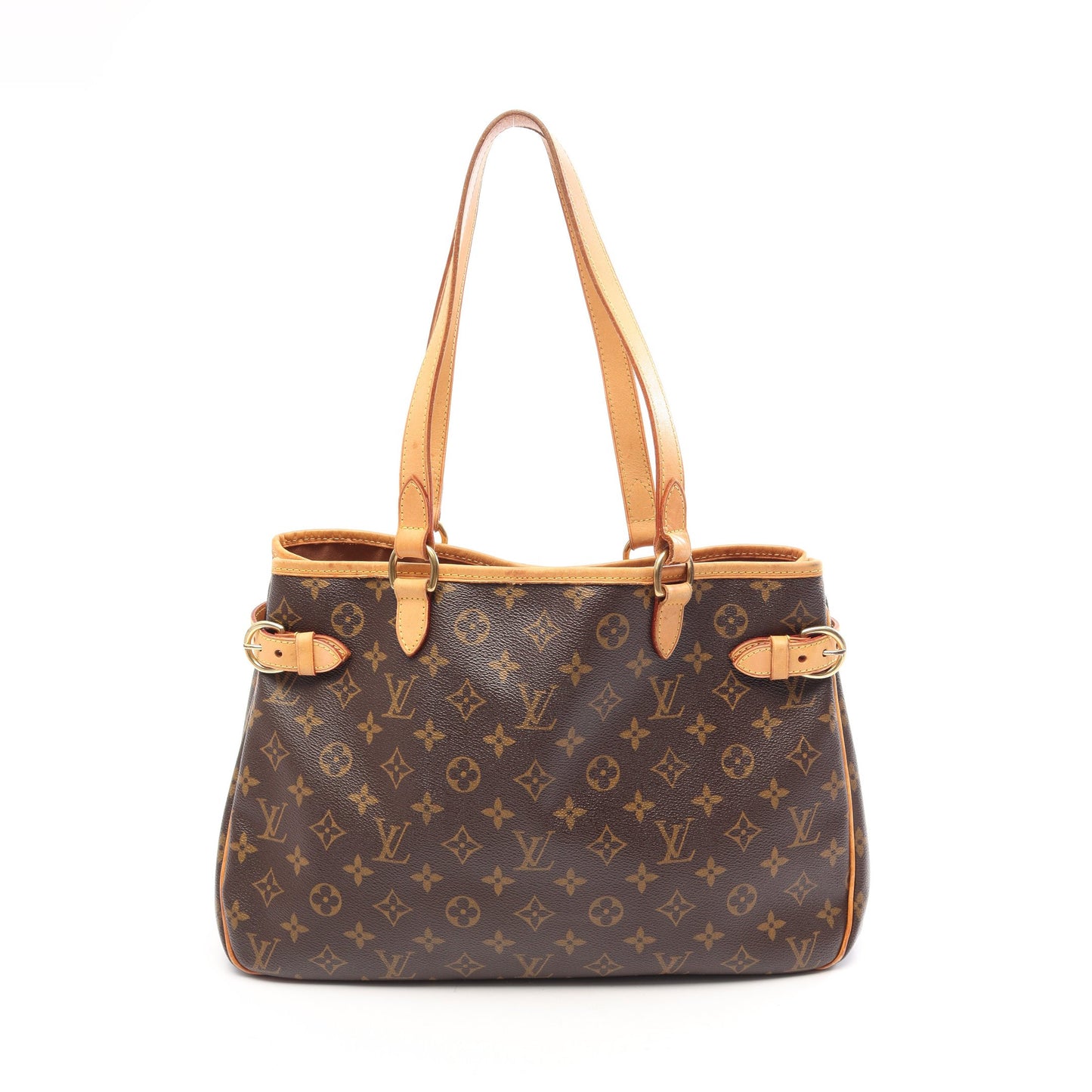 バティニョール オリゾンタル モノグラム ショルダーバッグ PVC レザー ブラウン ルイヴィトン バッグ LOUIS VUITTON
