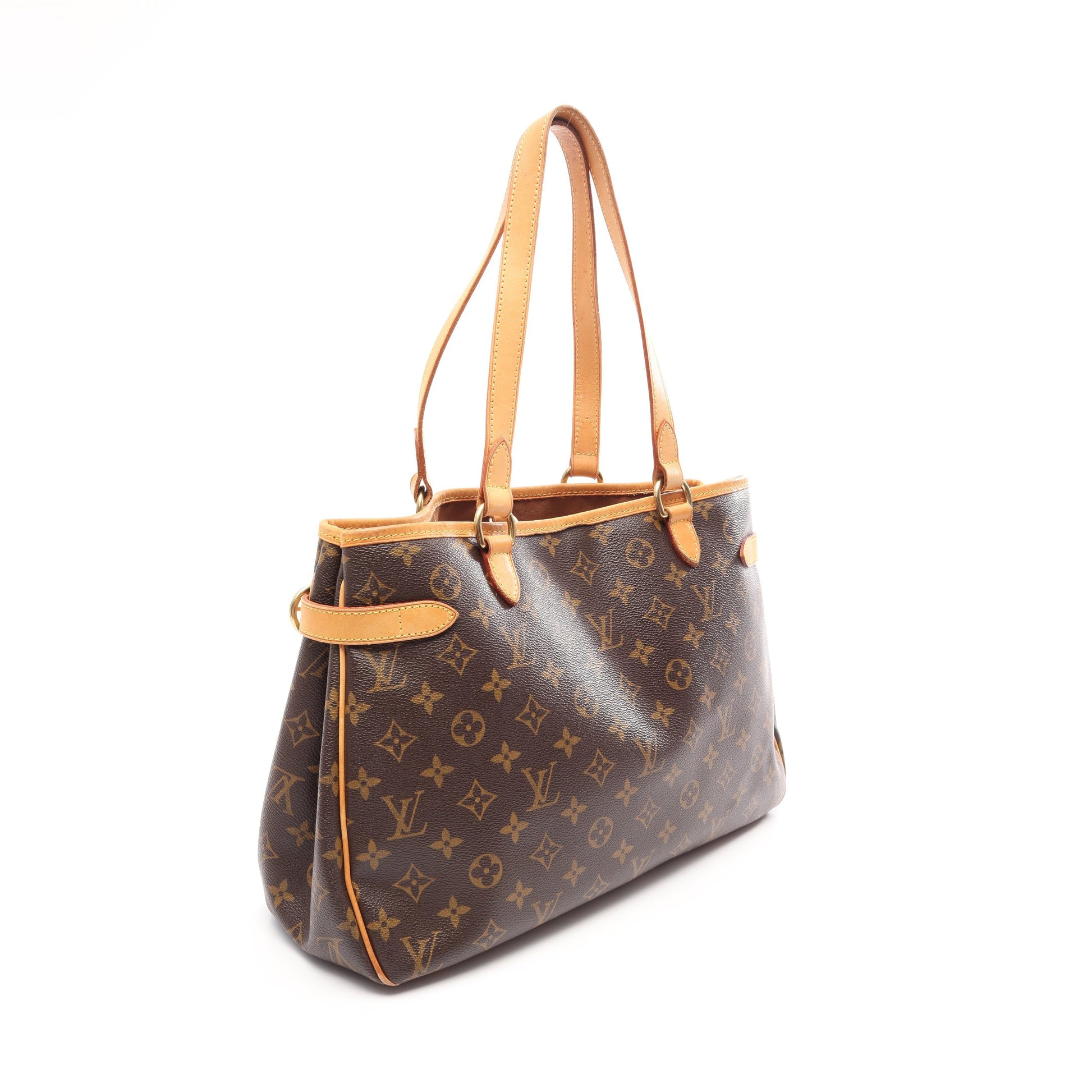 バティニョール オリゾンタル モノグラム ショルダーバッグ PVC レザー ブラウン ルイヴィトン バッグ LOUIS VUITTON