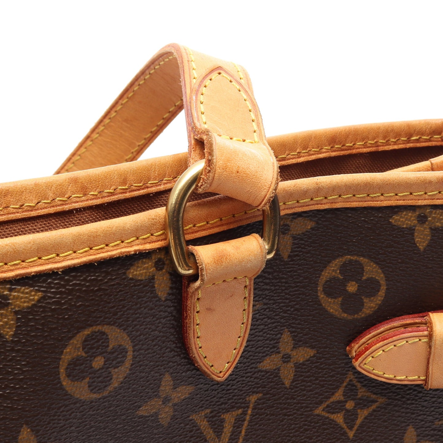 バティニョール オリゾンタル モノグラム ショルダーバッグ PVC レザー ブラウン ルイヴィトン バッグ LOUIS VUITTON