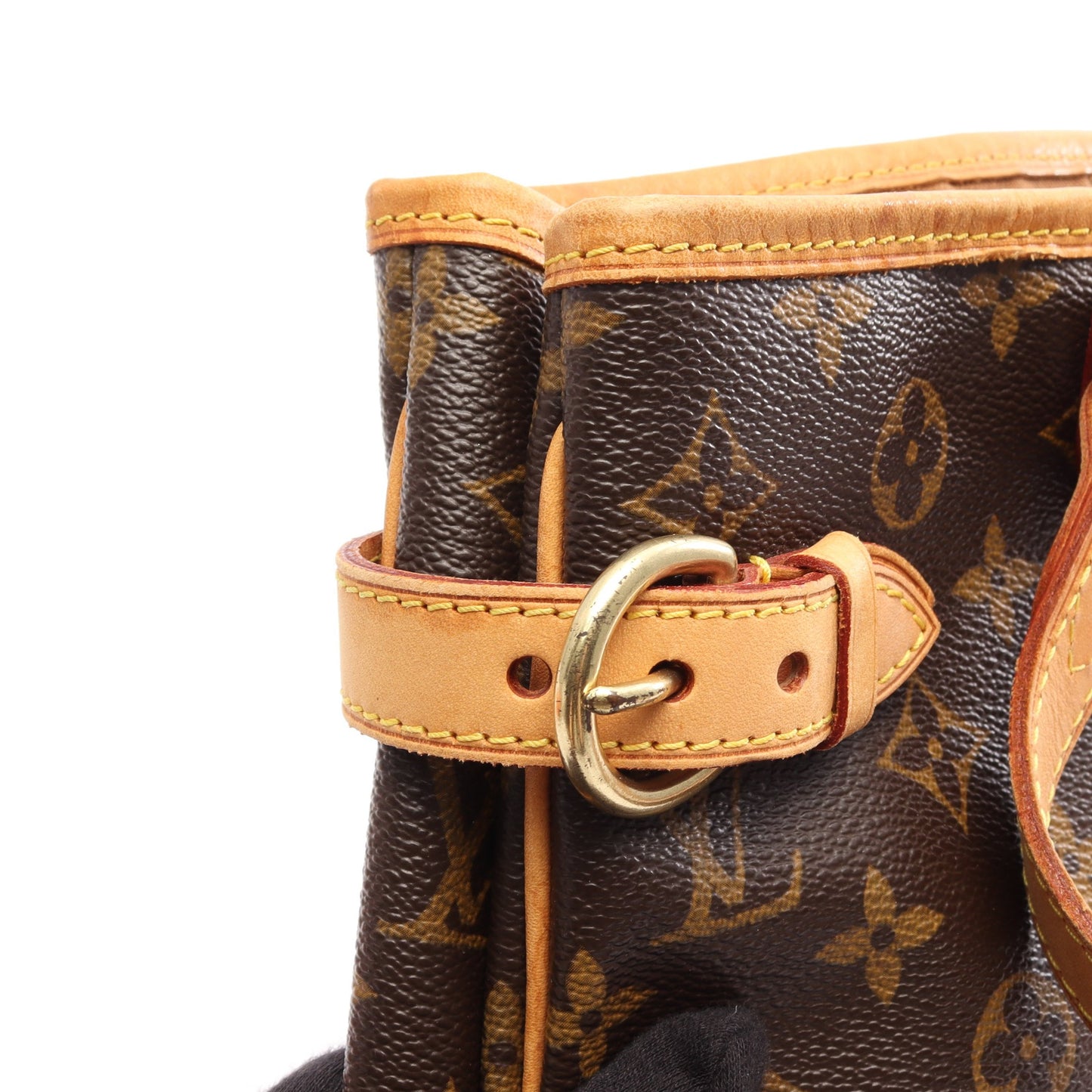 バティニョール オリゾンタル モノグラム ショルダーバッグ PVC レザー ブラウン ルイヴィトン バッグ LOUIS VUITTON