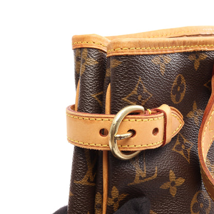 バティニョール オリゾンタル モノグラム ショルダーバッグ PVC レザー ブラウン ルイヴィトン バッグ LOUIS VUITTON