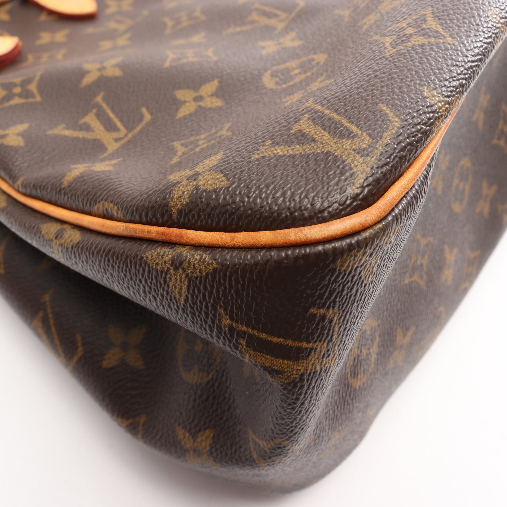 バティニョール オリゾンタル モノグラム ショルダーバッグ PVC レザー ブラウン ルイヴィトン バッグ LOUIS VUITTON