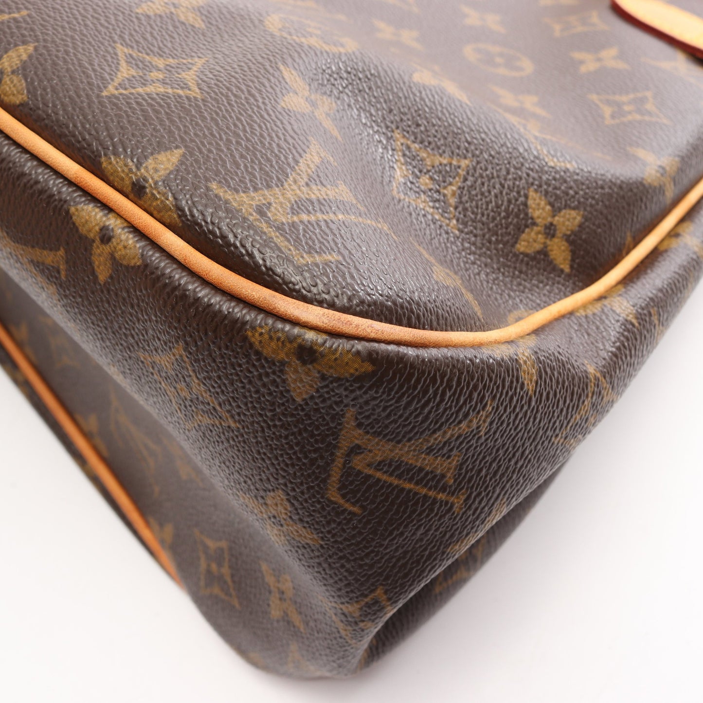 バティニョール オリゾンタル モノグラム ショルダーバッグ PVC レザー ブラウン ルイヴィトン バッグ LOUIS VUITTON