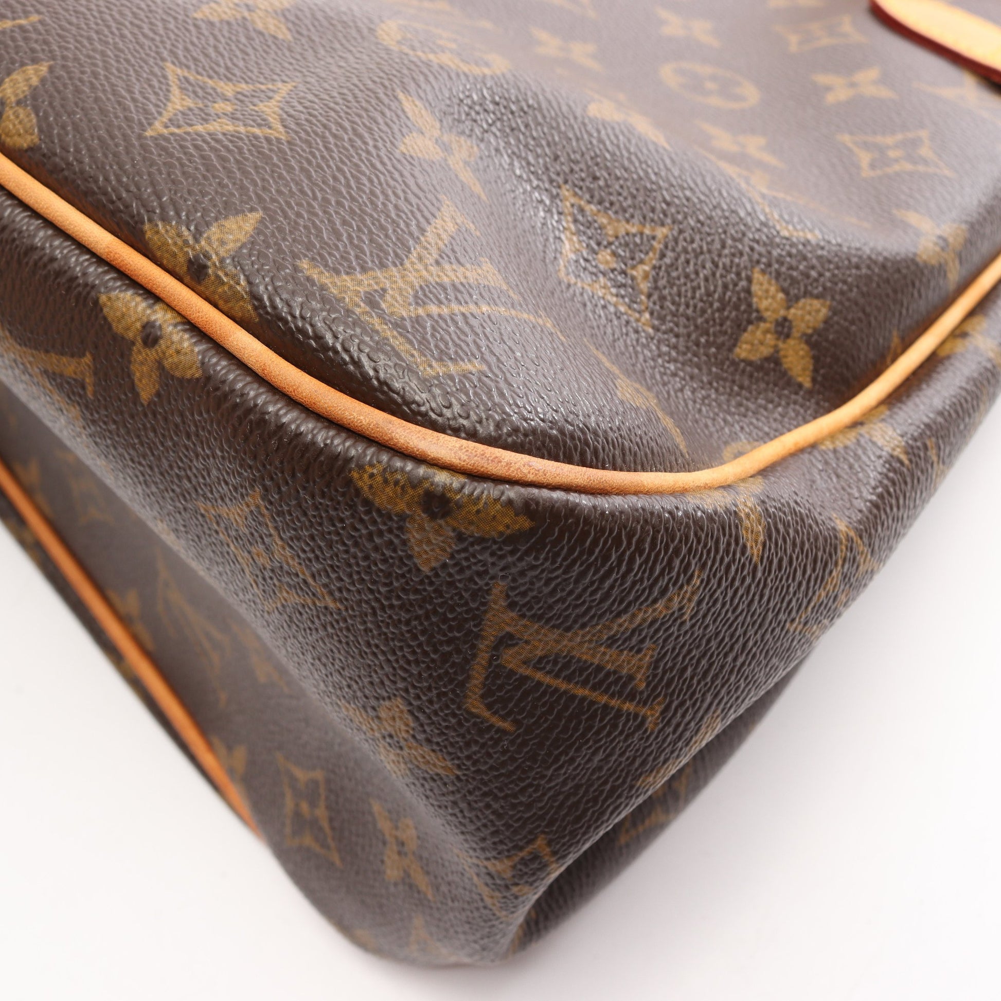 バティニョール オリゾンタル モノグラム ショルダーバッグ PVC レザー ブラウン ルイヴィトン バッグ LOUIS VUITTON