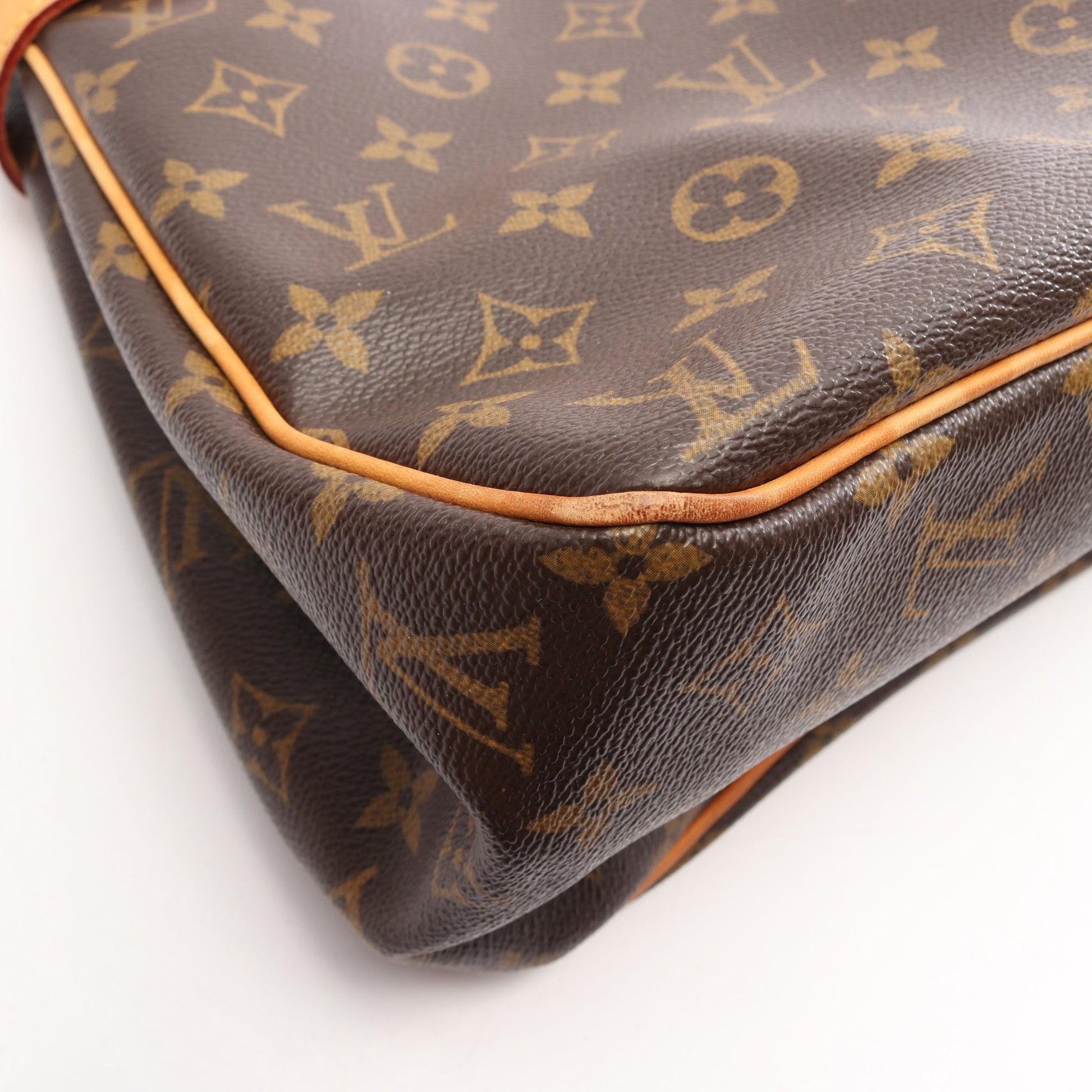 バティニョール オリゾンタル モノグラム ショルダーバッグ PVC レザー ブラウン ルイヴィトン バッグ LOUIS VUITTON
