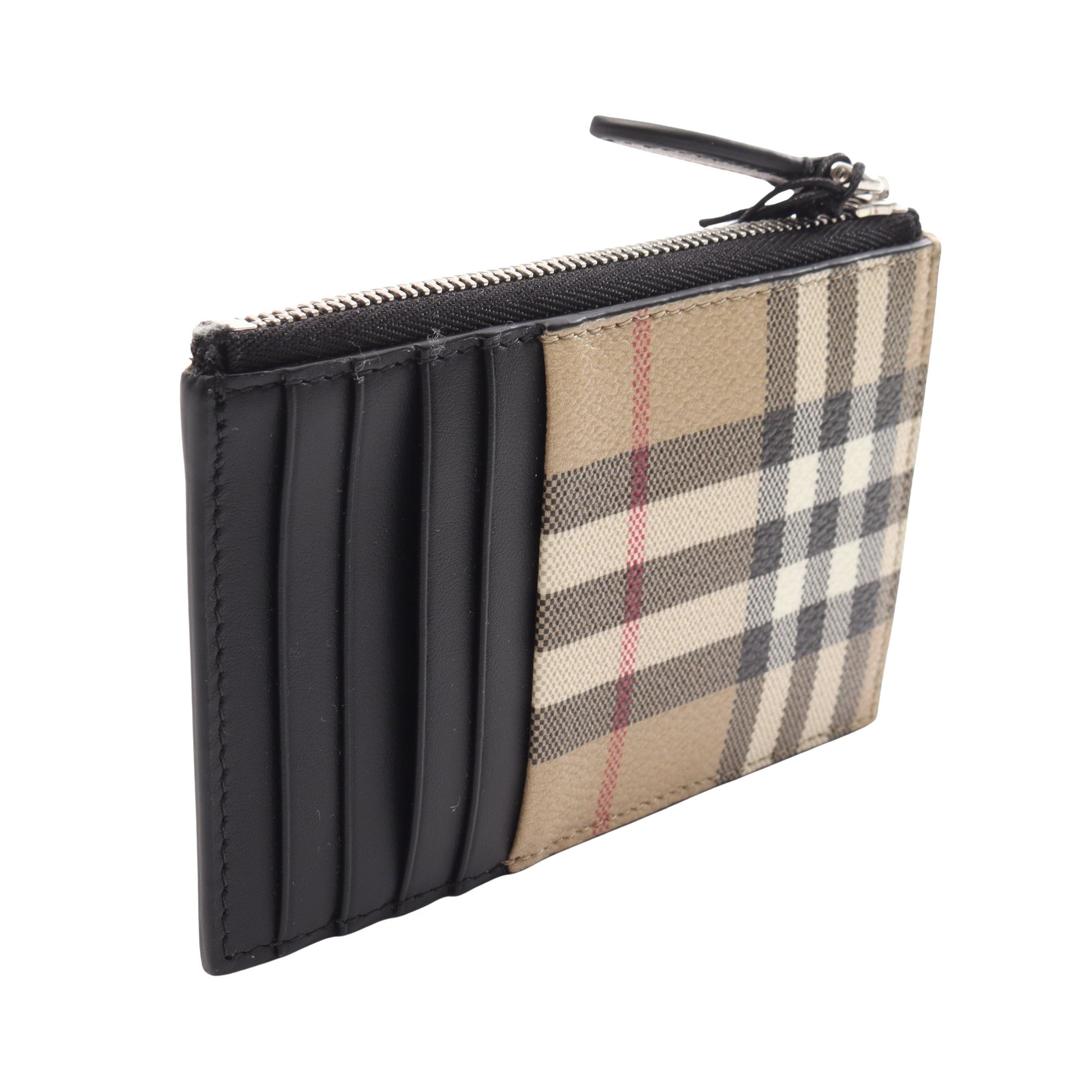 ヴィンテージチェック カードケース PVC レザー ベージュ マルチカラー バーバリー 財布・小物 BURBERRY