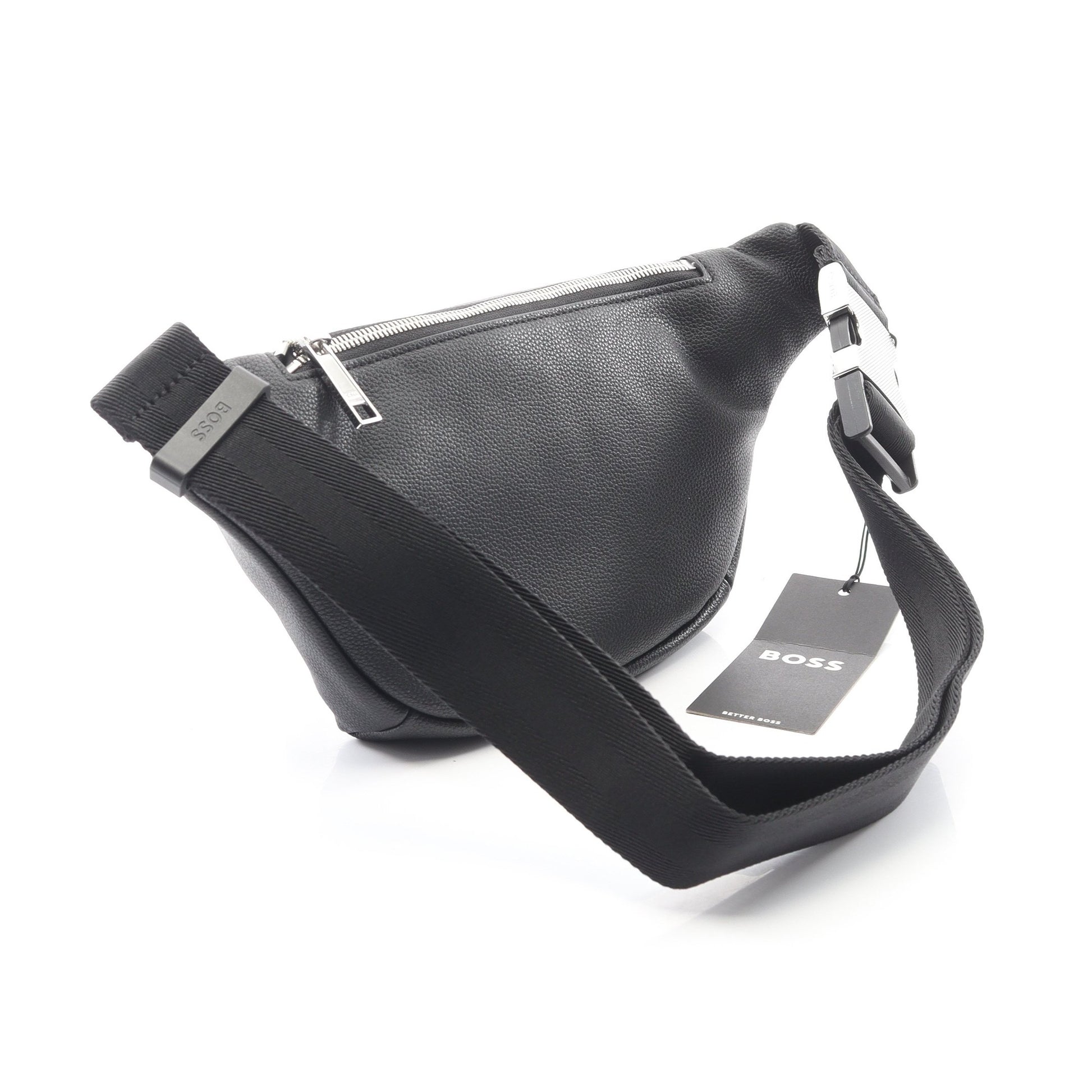 Ray Beltbag ボディバッグ ウエストバッグ フェイクレザー ブラック ヒューゴボス バッグ HUGO BOSS