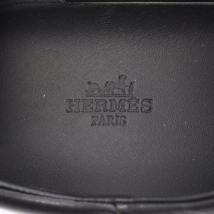 Kid キッド ローカットスニーカー レザー ブラック ホワイト エルメス シューズ HERMES