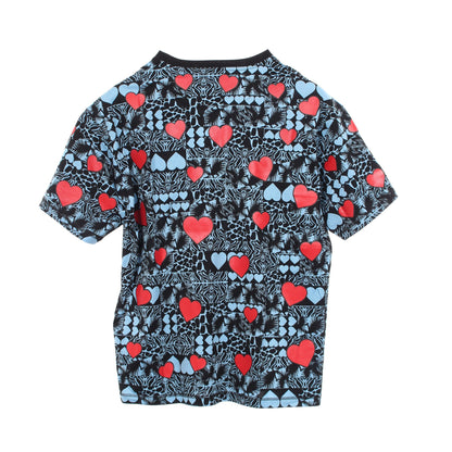 Jungle Love 半袖Tシャツ コットン ライトブルー ブラック レッド エルメス