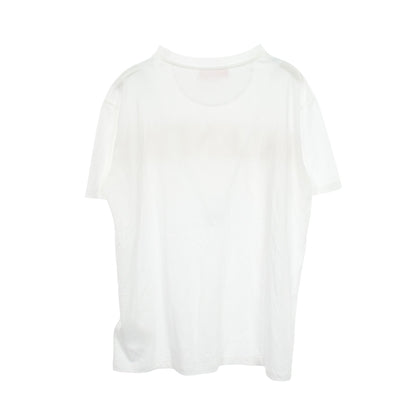 ロゴ スパンコール 半袖Tシャツ コットン ホワイト ヴァレンティノ