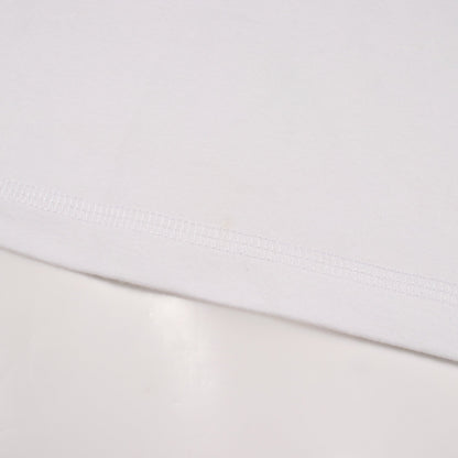 刺繍ポケット 半袖Tシャツ コットン ホワイト エルメス トップス HERMES