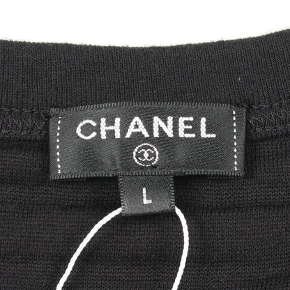 ココマーク 半袖Tシャツ コットン ブラック シャネル