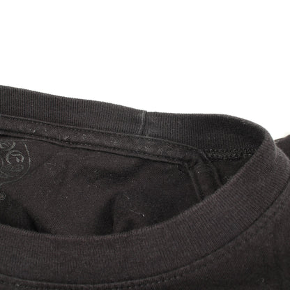 バックプリントフローラルクロス クルーネック 半袖Tシャツ コットン ブラック クロムハーツ トップス Chrome Hearts