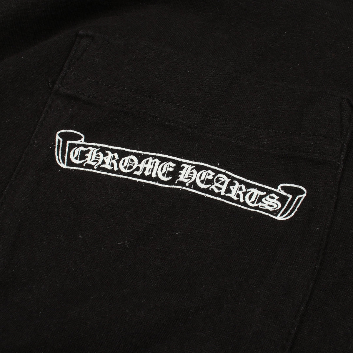 バックプリントフローラルクロス クルーネック 半袖Tシャツ コットン ブラック クロムハーツ トップス Chrome Hearts
