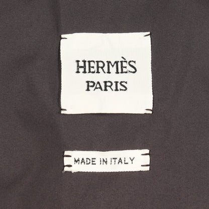 ラバーロゴ キルティング ダウンベスト ブラック エルメス アウター HERMES