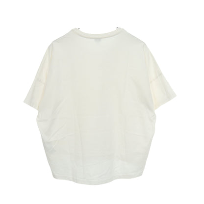 アナグラム オーバーサイズ 半袖Tシャツ コットン ホワイト ロエベ