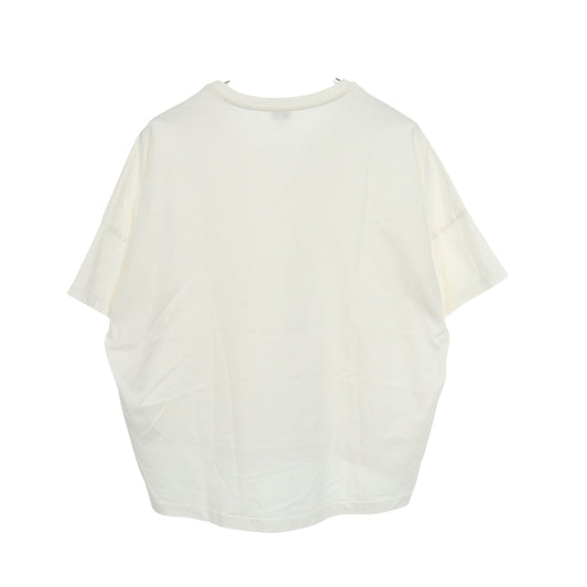 アナグラム オーバーサイズ 半袖Tシャツ コットン ホワイト ロエベ