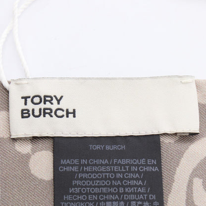 リボン スカーフ シルク ベージュ マルチカラー トリーバーチ 財布・小物 TORY BURCH