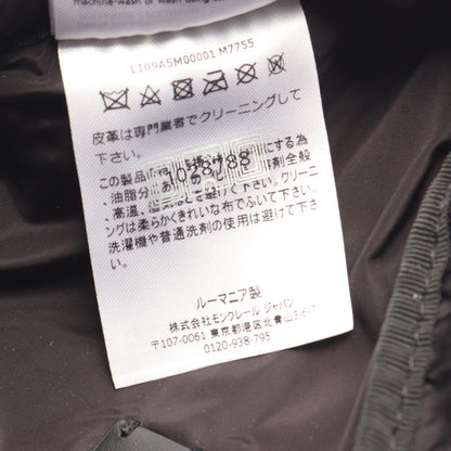 DURANCE SMALL ボディバッグ ナイロン レザー ブラック モンクレール バッグ MONCLER