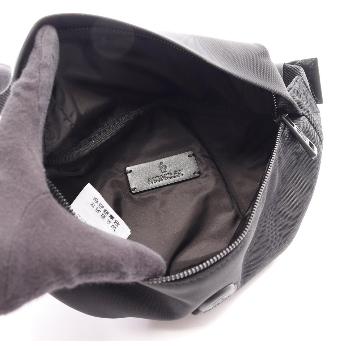 DURANCE SMALL ボディバッグ ナイロン レザー ブラック モンクレール バッグ MONCLER