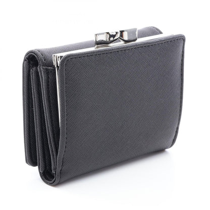 SMALL FRAME WALLET 二つ折り財布 レザー ブラック ヴィヴィアンウエストウッド 財布・小物 Vivienne Westwood