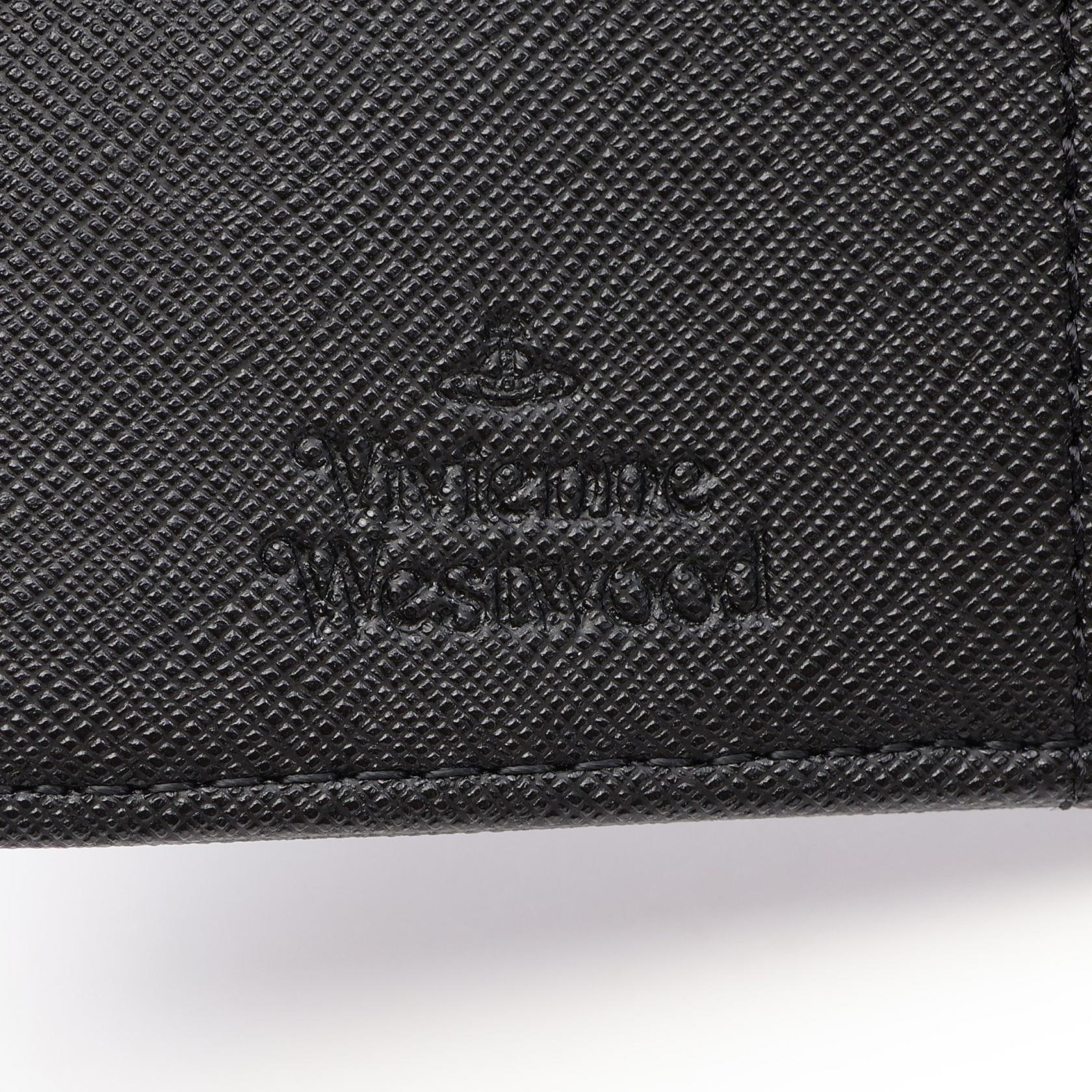 SMALL FRAME WALLET 二つ折り財布 レザー ブラック ヴィヴィアンウエストウッド 財布・小物 Vivienne Westwood