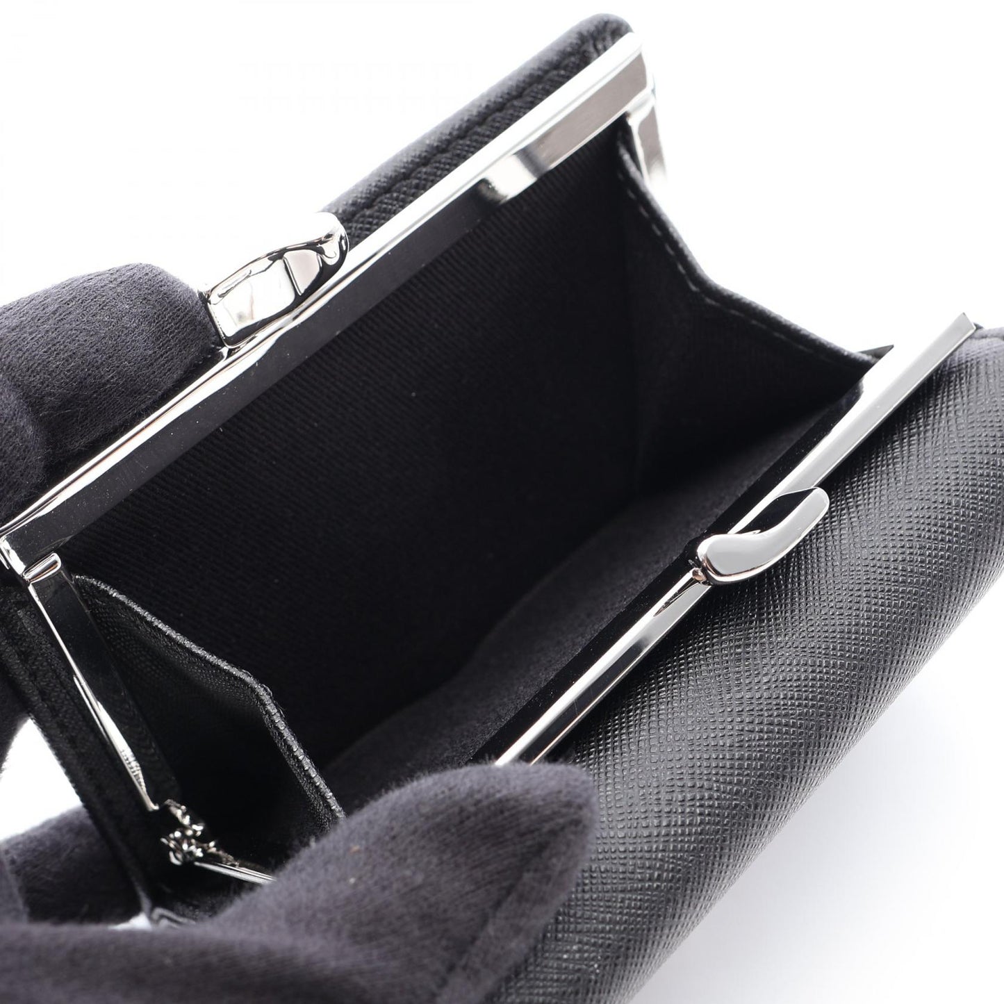 SMALL FRAME WALLET 二つ折り財布 レザー ブラック ヴィヴィアンウエストウッド 財布・小物 Vivienne Westwood