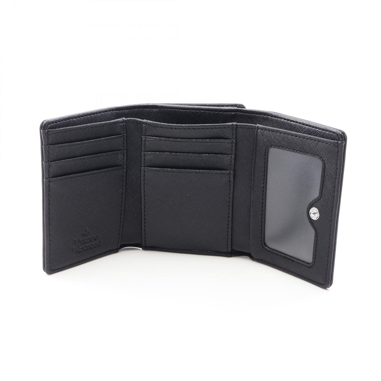 SMALL FRAME WALLET 二つ折り財布 レザー ブラック ヴィヴィアンウエストウッド 財布・小物 Vivienne Westwood
