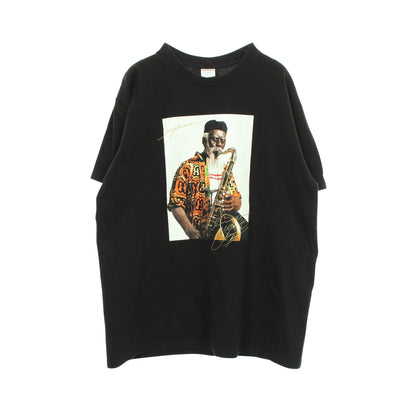 Pharoah Sanders Tee グラフィックプリント 半袖Tシャツ コットン ブラック シュプリーム