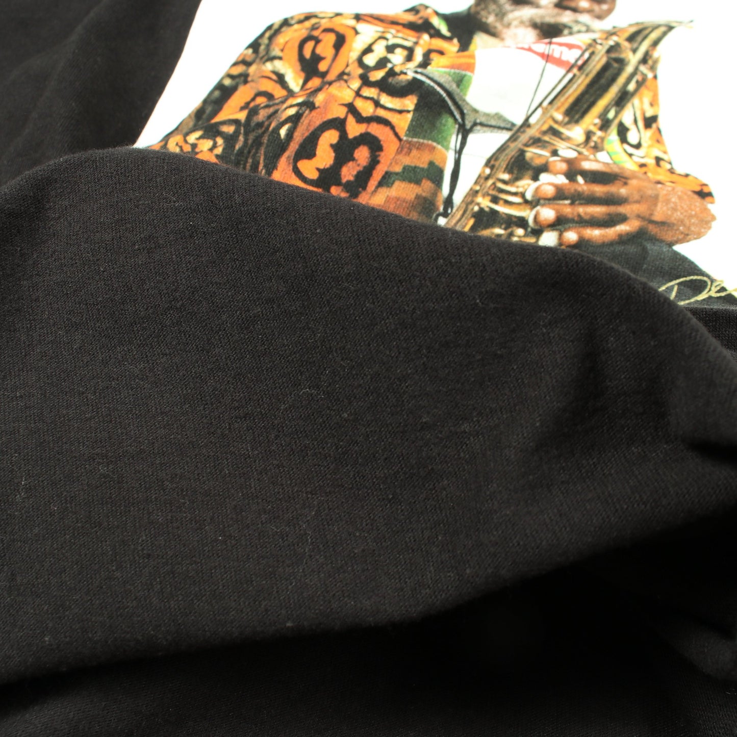 Pharoah Sanders Tee グラフィックプリント 半袖Tシャツ コットン ブラック シュプリーム