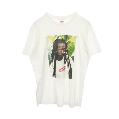 BUju Banton Tee グラフィックプリント 半袖Tシャツ コットン ホワイト シュプリーム トップス Supreme