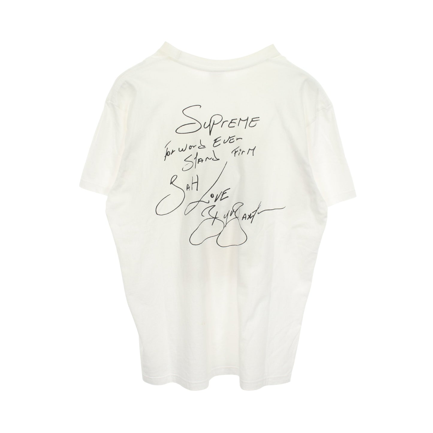 BUju Banton Tee グラフィックプリント 半袖Tシャツ コットン ホワイト シュプリーム トップス Supreme