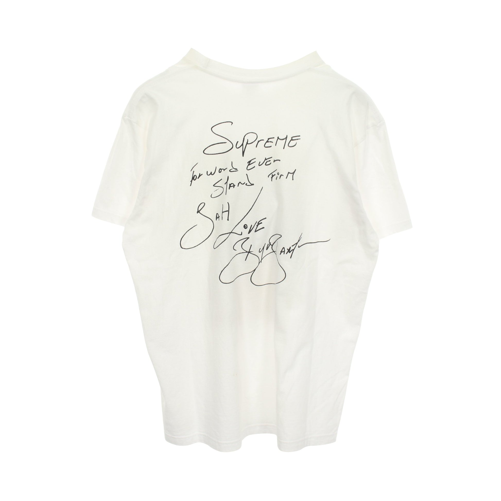 BUju Banton Tee グラフィックプリント 半袖Tシャツ コットン ホワイト シュプリーム トップス Supreme