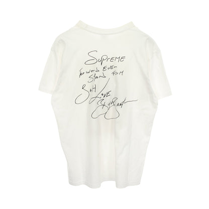 BUju Banton Tee グラフィックプリント 半袖Tシャツ コットン ホワイト シュプリーム トップス Supreme