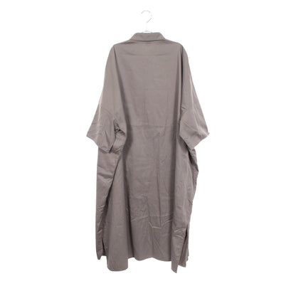 Y's BORN PRODUCT 半袖 シャツワンピース コットン グレー ワイズ