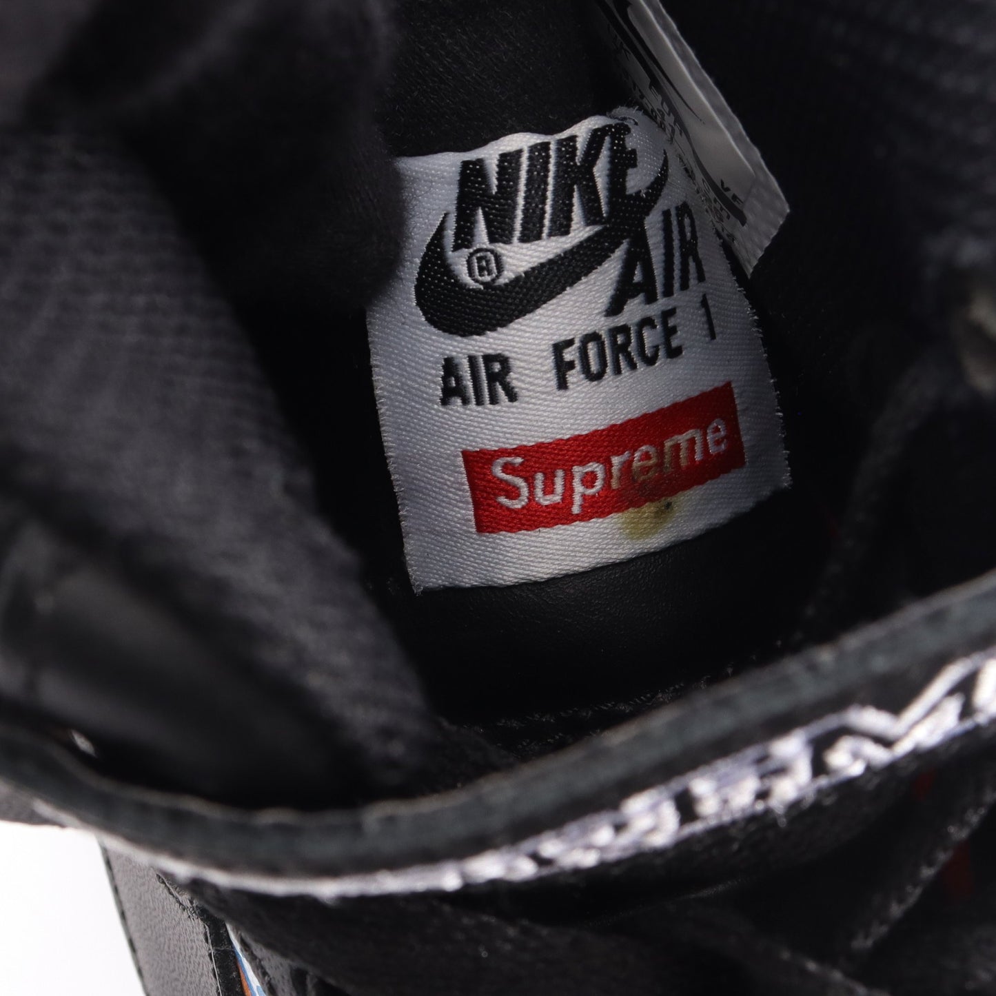 NIKE × Supreme NBA Air Force 1 Mid ’07 スニーカー フェイクレザー ブラック マルチカラー ナイキ