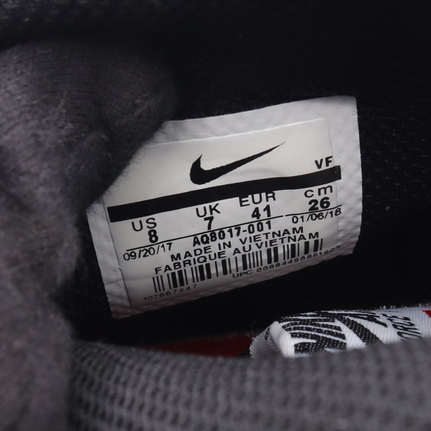 NIKE × Supreme NBA Air Force 1 Mid ’07 スニーカー フェイクレザー ブラック マルチカラー ナイキ