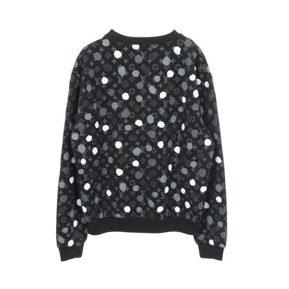 LOUIS VUITTON × yayoi kusama モノグラム ドット スウェットシャツ コットン ブラック グレー ホワイト ルイヴィトン