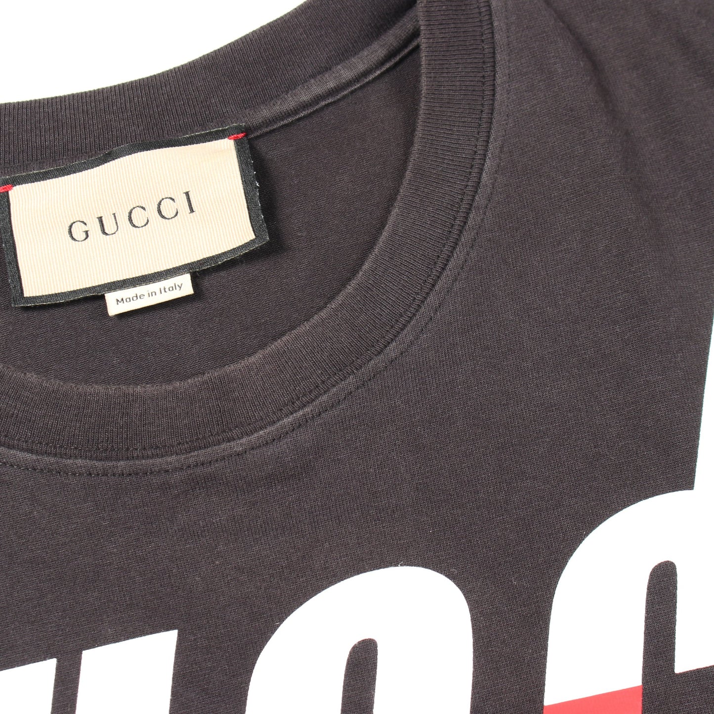 ブレードロゴ 半袖Tシャツ コットン ブラック グッチ
