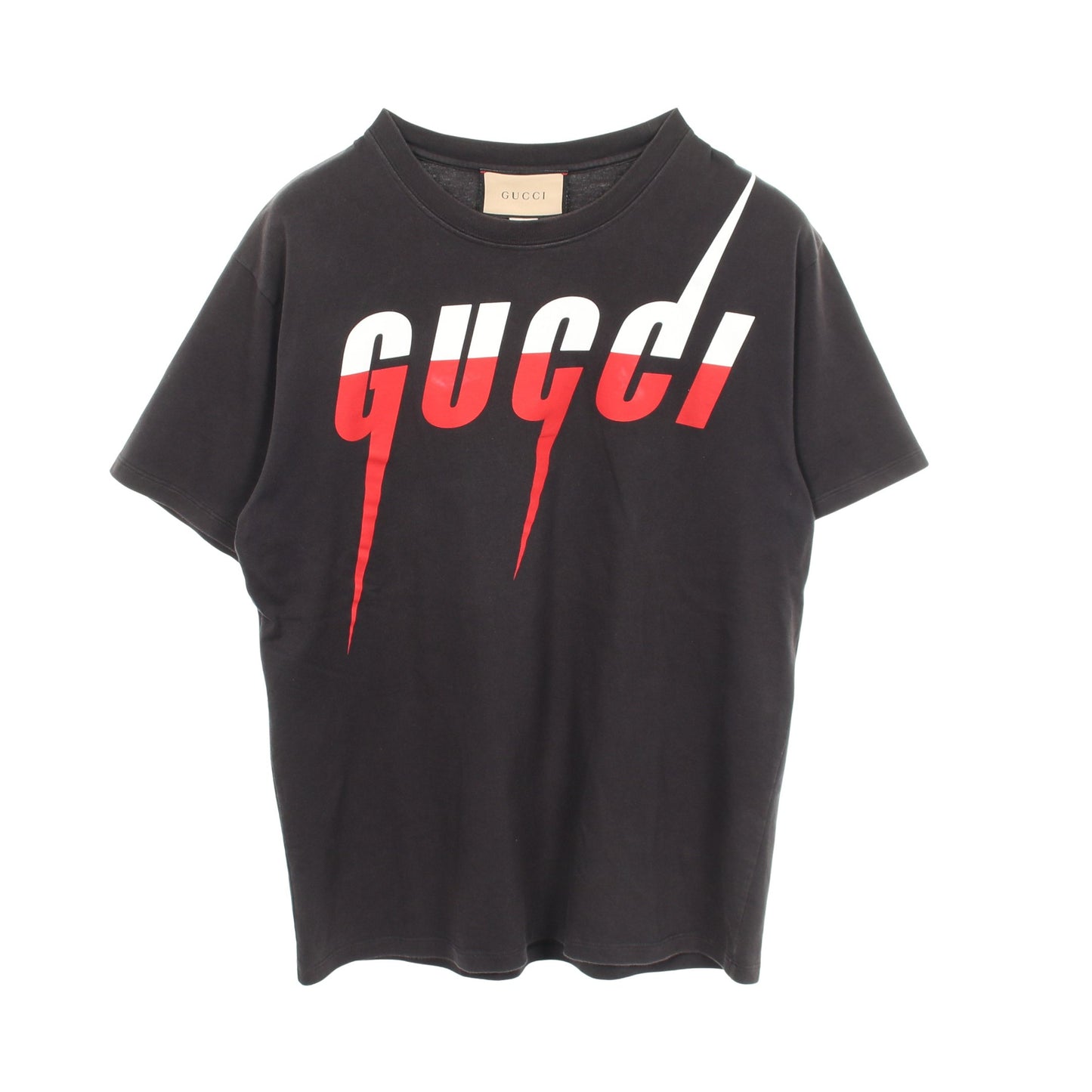 ブレードロゴ 半袖Tシャツ コットン ブラック グッチ