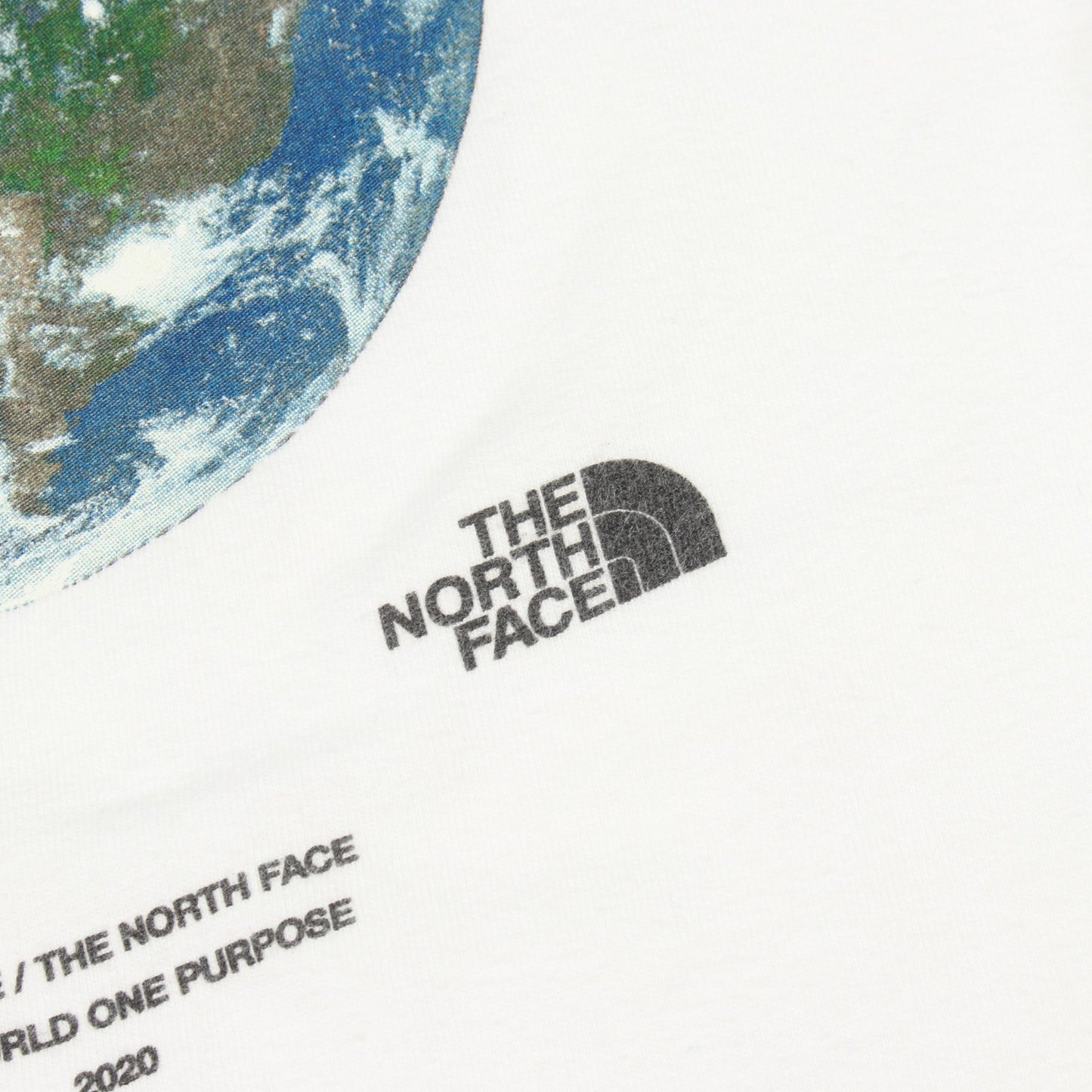 Supreme × THE NORTH FACE One World Tee 半袖Tシャツ コットン ホワイト シュプリーム