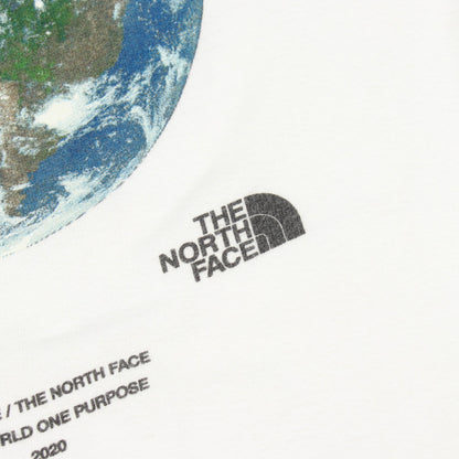 Supreme × THE NORTH FACE One World Tee 半袖Tシャツ コットン ホワイト シュプリーム