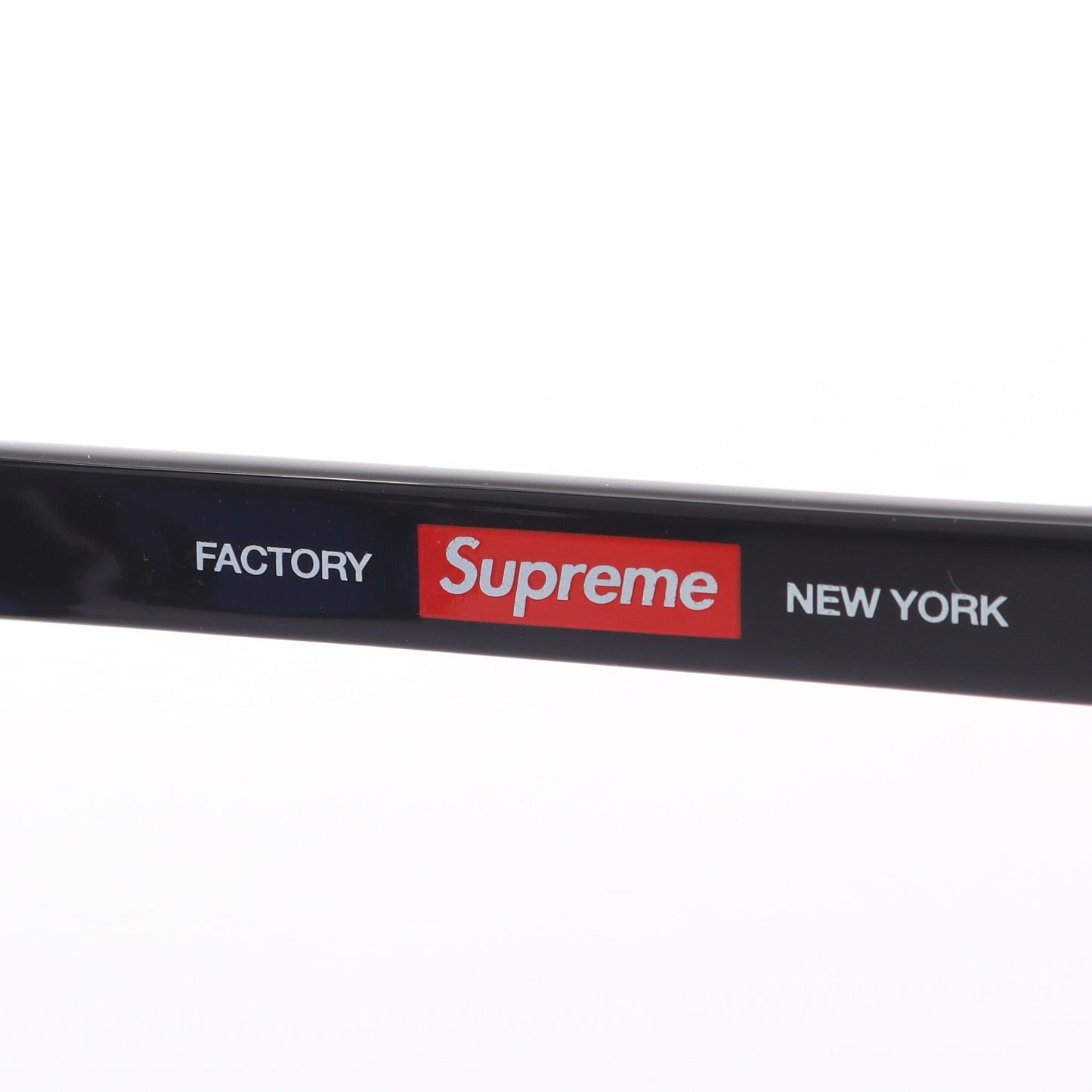 Factory サングラス ブラック ブルー シュプリーム