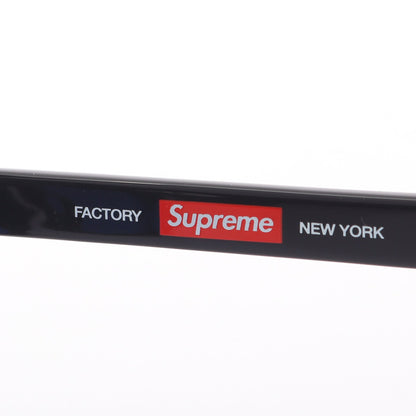 Factory サングラス ブラック ブルー シュプリーム