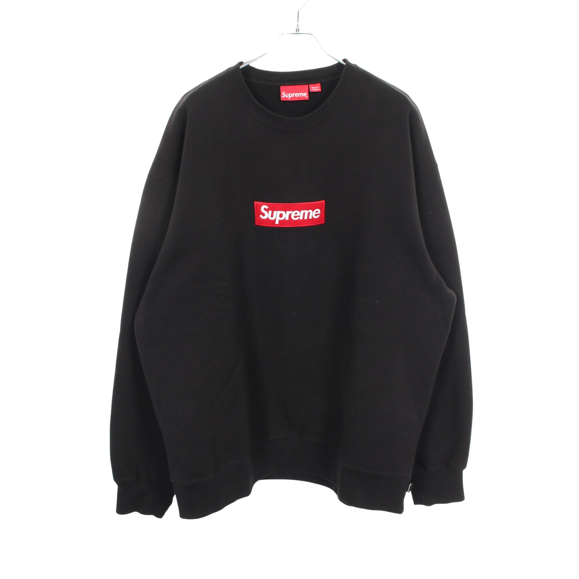 Box Logo Crewneck スウェットシャツ コットン ブラック シュプリーム トップス Supreme
