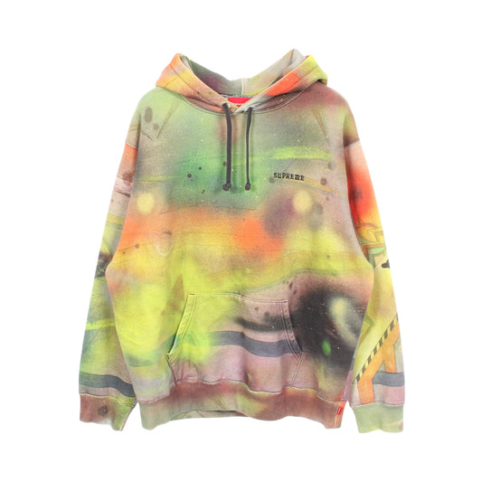Rammellzee Hooded Sweatshirt グラフィックプリント 裏起毛 プルオーバーパーカー コットン マルチカラー シュプリーム トップス Supreme