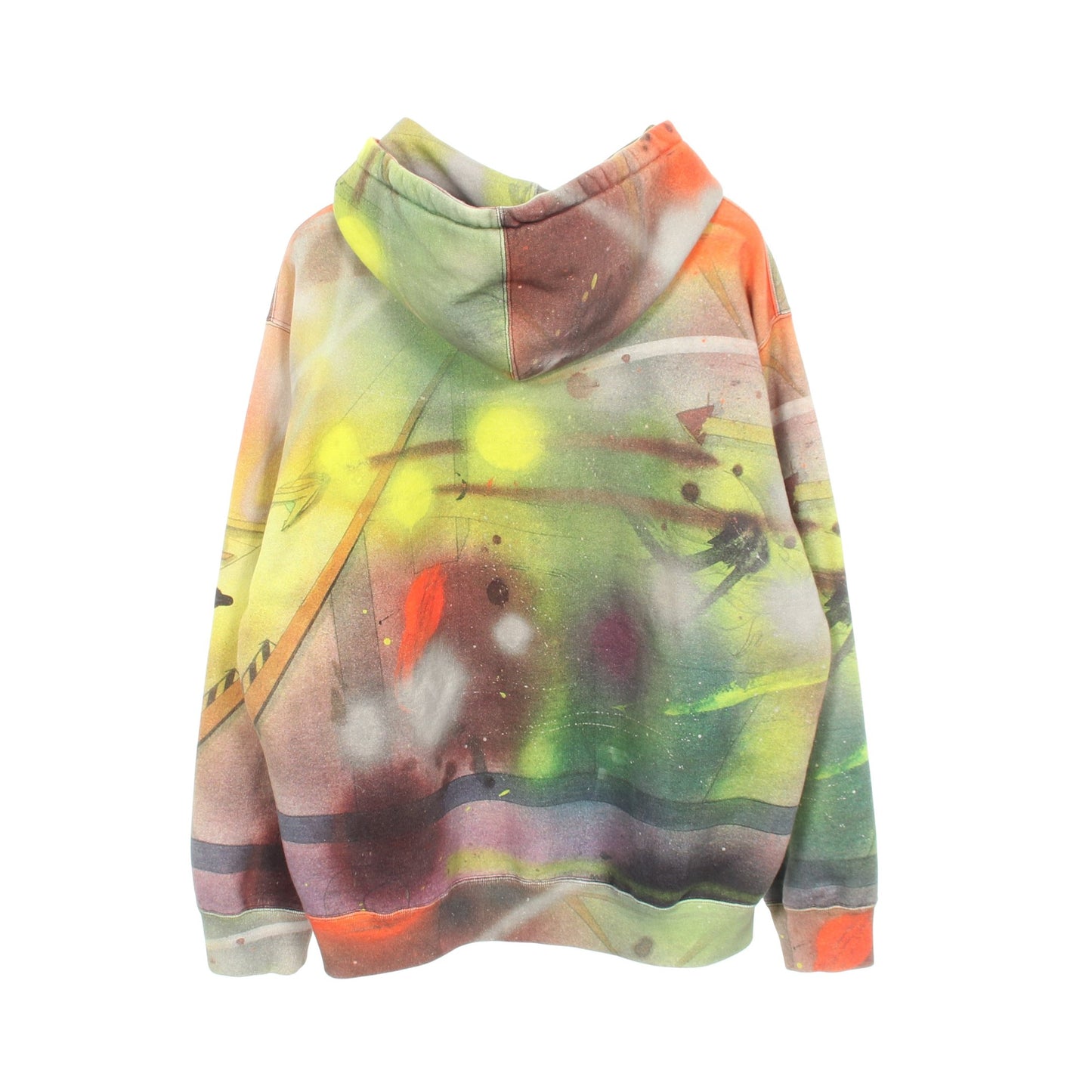 Rammellzee Hooded Sweatshirt グラフィックプリント 裏起毛 プルオーバーパーカー コットン マルチカラー シュプリーム